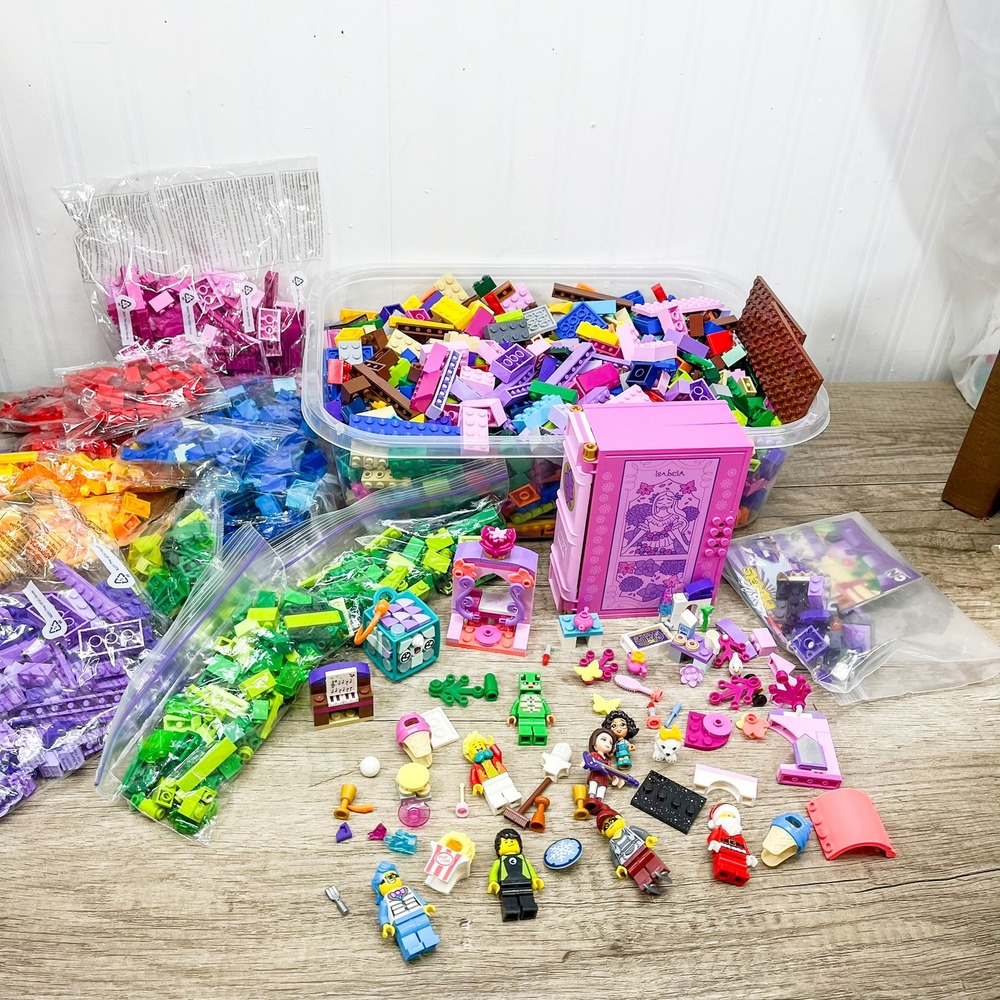 Lego Bulk Lot Mixed Bricks Minifigures Disney Encanto Minecraft Friends Assorted